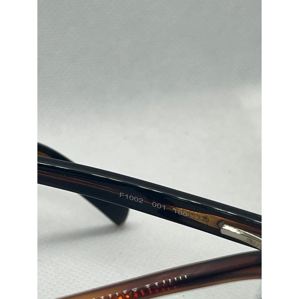 Fendi F1002 001 Tortoise Black Cat‎ Eye Optical Glasses Frames Italy 135mm